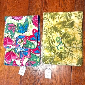 Handmade Quilters Tool Bag/Utility Craft Bag with Button Closure, NWT